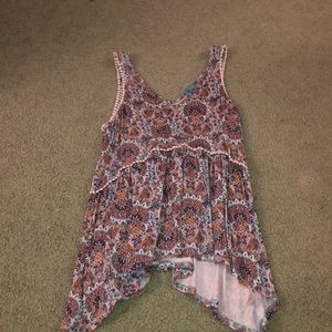 Paisley swing tank top